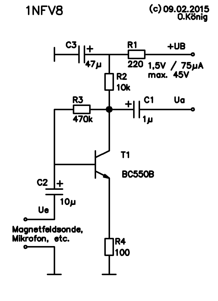 Mikrofonvorverstärker 1NFV8